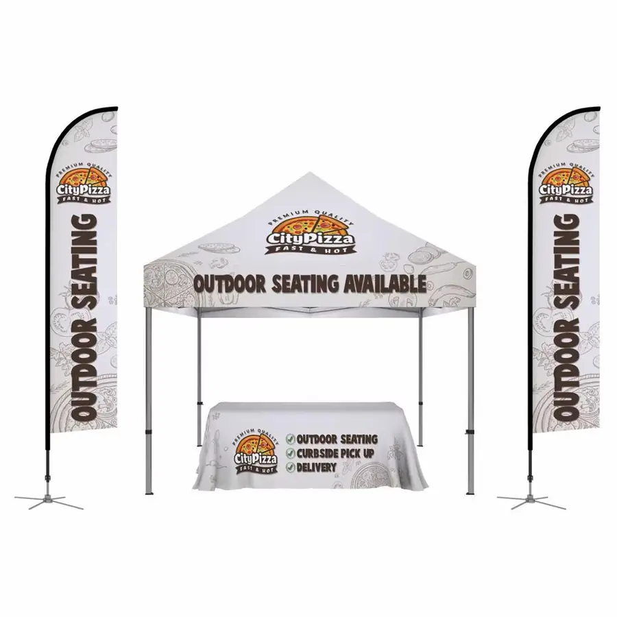 Custom event branding display