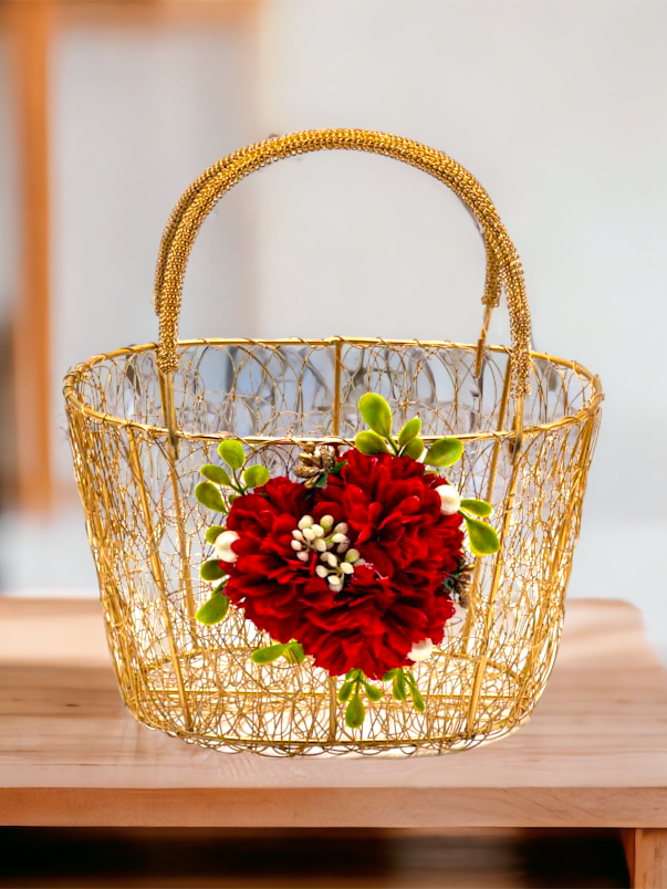 Steel Laser Cut Designer Basket