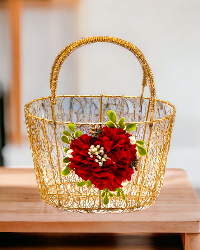 Steel Laser Cut Designer Basket